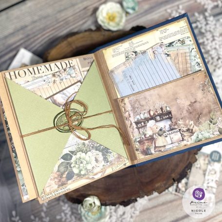 Prima Marketing The Home Baker Scrapbook papírkészlet 12" (30 cm) Paper Pad (14 lap)