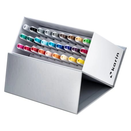 Karin Realbrush PRO  Mini Box "26 Colous+Blender" Akvarell ecsetfilc készlet (26+1 db)