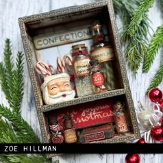 Tim Holtz Díszítőelem Santa Mug Idea-ology Christmas (2 db)