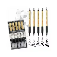   Kuretake ecsetfilc készlet Bimoji Fude Pen Assorted set (1 csomag)