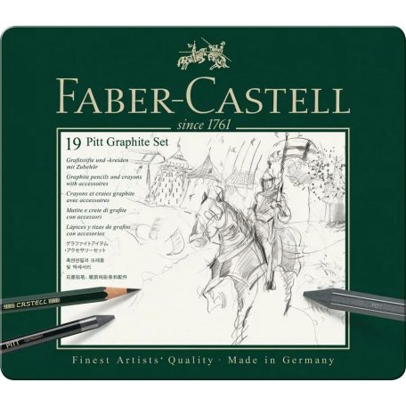 Faber-Castell Pitt Grafit ceruza készlet - 19 darabos fémdobozban