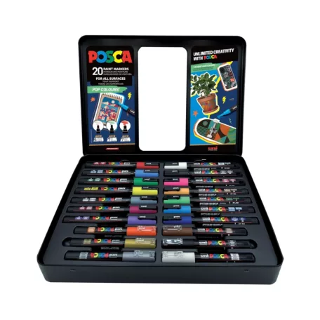 UNI Posca dekormarker vegyes készlet - POP 20 db