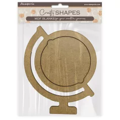   Stamperia Art of Travelling MDF alap  Globe Crafty Shapes MDF BLANKS (1 db)