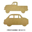 Stamperia Art of Travelling MDF alap  Cars and truck Crafty Shapes MDF BLANKS (1 db)