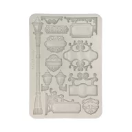   Stamperia Art of Travelling Szilikon öntőforma A5 Plates Silicon Mould (1 db)