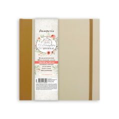   Stamperia Mixed Media Journal 14.8x14.8cm Akvarell tömb 250g / Watercolor Art Journal  (18 lap)
