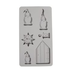 Rayher Szilikon öntőforma Manó, lámpás, hópihe (1 db)