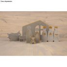 Rayher Szilikon öntőforma Betlehem (2 db)