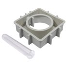 Rayher Szilikon öntőforma Váza - négyzet körrel (1 db)