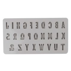 Rayher Szilikon öntőforma Mini ABC (1 db)