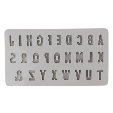 Rayher Szilikon öntőforma Mini ABC (1 db)