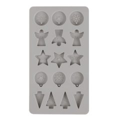   Rayher Szilikon öntőforma Mini-Dekoforma "Xmas" (1 db)