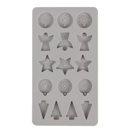 Rayher Szilikon öntőforma Mini-Dekoforma "Xmas" (1 db)
