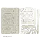 Stamperia Art of Travelling Szilikon öntőforma A5 Belts And Handles Silicon Mould (1 db)