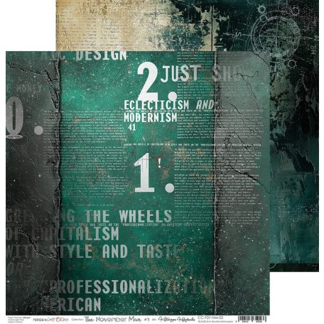 Craft O'Clock Scrapbook papírkészlet 12" (30 cm) The November Man Paper Collection Set (6 ív)