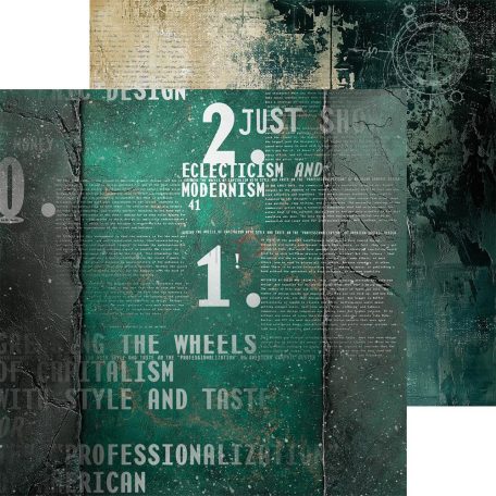 Craft O'Clock Scrapbook papírkészlet 8" (20 cm) The November Man Paper Collection Set (24 ív)