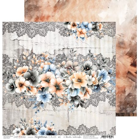 Craft O'Clock Scrapbook papírkészlet 12" (30 cm) Nighttime Chill Paper Collection Set (6 ív)
