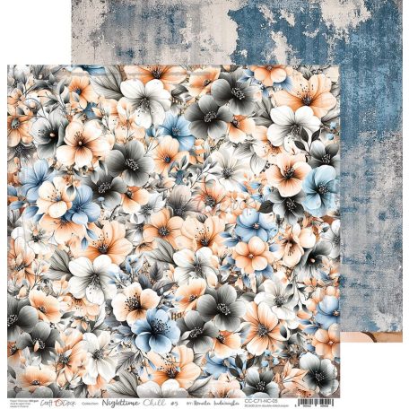Craft O'Clock Scrapbook papírkészlet 12" (30 cm) Nighttime Chill Paper Collection Set (6 ív)