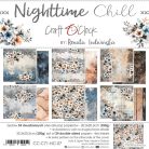 Craft O'Clock Scrapbook papírkészlet 8" (20 cm) Nighttime Chill Mix Paper Set (24 ív)