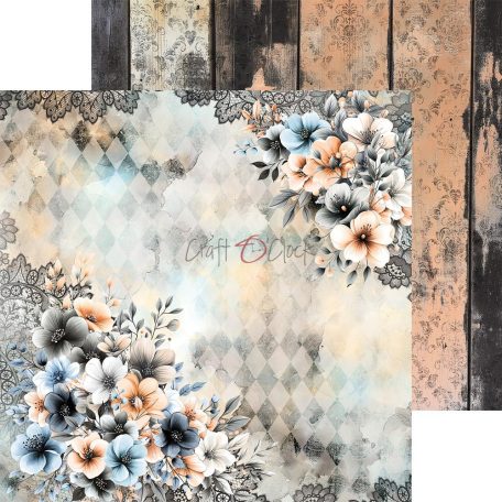 Craft O'Clock Scrapbook papírkészlet 8" (20 cm) Nighttime Chill Mix Paper Set (24 ív)