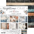 Craft O'Clock Scrapbook papírkészlet 8" (20 cm) Nighttime Chill Basic Paper Set (24 ív)
