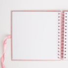 Album 8" (20cm) Leaves - Fehér lapokkal / Scrapbook Album (1 db)