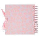 Album 8" (20cm) Leaves - Fehér lapokkal / Scrapbook Album (1 db)