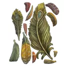 Stamperia Masquerade Szilikon öntőforma A5 Feathers Silicon Mould (1 db)