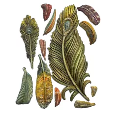   Stamperia Masquerade Szilikon öntőforma A5 Feathers Silicon Mould (1 db)