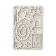   Stamperia Masquerade Szilikon öntőforma A5 Beauty accessories Silicon Mould (1 db)