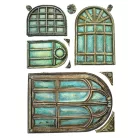 Stamperia Masquerade Szilikon öntőforma A5 Windows Silicon Mould (1 db)