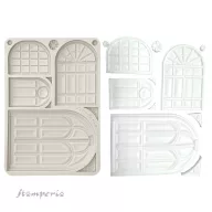   Stamperia Masquerade Szilikon öntőforma A5 Windows Silicon Mould (1 db)