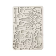   Stamperia Masquerade Szilikon öntőforma A5 Candle holders Silicon Mould (1 db)