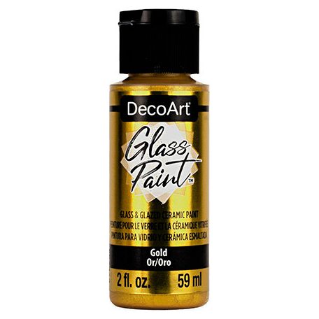 DecoArt Üvegfesték 59 ml Gold Arany DecoArt Glass Paint (1 db)