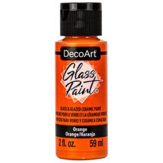   DecoArt Üvegfesték 59 ml Orange Narancs DecoArt Glass Paint (1 db)