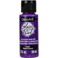   DecoArt Üvegfesték 59 ml Purple Lila DecoArt Glass Paint (1 db)