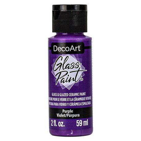 DecoArt Üvegfesték 59 ml Purple Lila DecoArt Glass Paint (1 db)