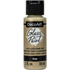  DecoArt Üvegfesték 59 ml Beige Bézs DecoArt Glass Paint (1 db)