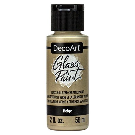 DecoArt Üvegfesték 59 ml Beige Bézs DecoArt Glass Paint (1 db)