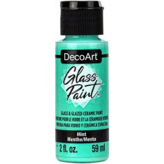   DecoArt Üvegfesték 59 ml Mint Menta DecoArt Glass Paint (1 db)