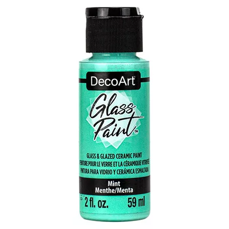 DecoArt Üvegfesték 59 ml Mint Menta DecoArt Glass Paint (1 db)