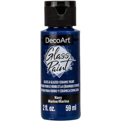   DecoArt Üvegfesték 59 ml Navy Navy DecoArt Glass Paint (1 db)