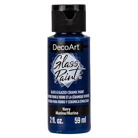 DecoArt Üvegfesték 59 ml Navy Navy DecoArt Glass Paint (1 db)