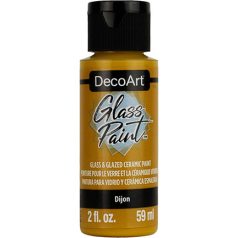   DecoArt Üvegfesték 59 ml Dijon Dijon DecoArt Glass Paint (1 db)