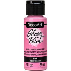   DecoArt Üvegfesték 59 ml Pink Rózsaszín DecoArt Glass Paint (1 db)