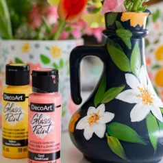   DecoArt Üvegfesték 59 ml Pink Rózsaszín DecoArt Glass Paint (1 db)