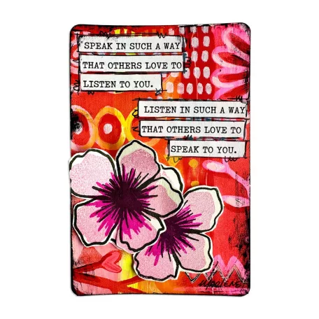 Art by Marlene Layered Flowers Szilikonbélyegző ABM Clear Stamp 1 csomag