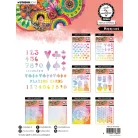 Art by Marlene Playing Card Stencil 8" (20 cm)  ABM Mask (1 db)