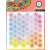 Art by Marlene Hexagon Stars Stencil 8" (20 cm)  ABM Mask (1 db)