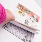 Art by Marlene Black & White Kollázs papír ABM Collage PaperA4 20 ív